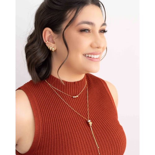 Piercing Tubo Liso Banhado a Ouro 18K