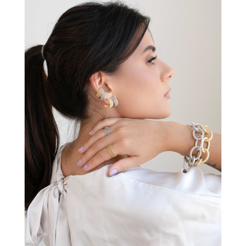 Piercing Bolinhas Banhado a Ouro 18K