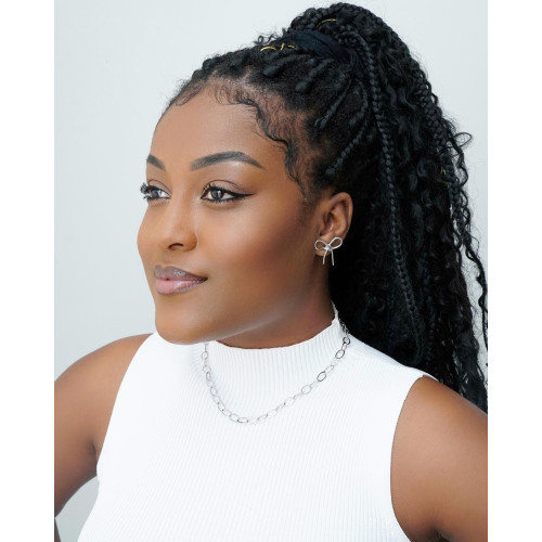 Choker Elos Ovais 7 mm Ródio Branco