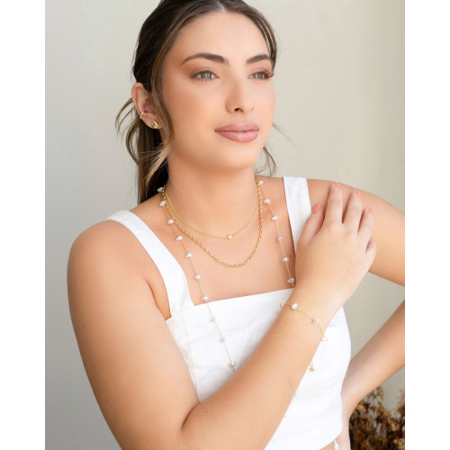 Brinco Redondo Liso Banhado a Ouro 18K