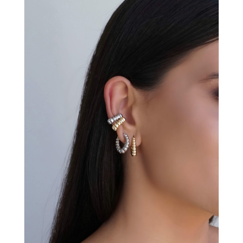 Piercing Esteira Banhado a Ouro 18K