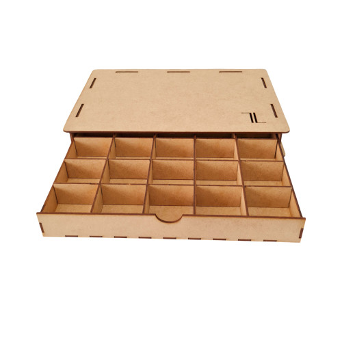 Porta Joias Gaveteiro com 20 Divisórias