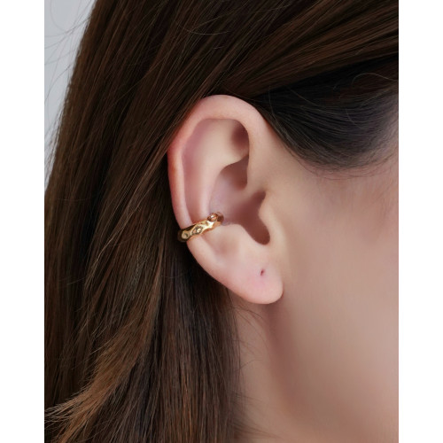 Piercing Orgânico 4 mm Banhado a Ouro 18K