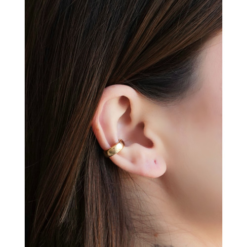 Piercing Liso 4 mm Banhado a Ouro 18K