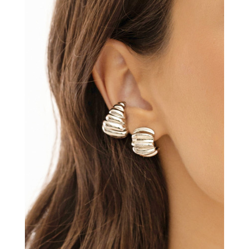 Piercing Tratorado Liso Ródio Branco