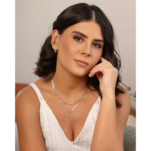 Piercing Gomos Lisos Ródio Branco