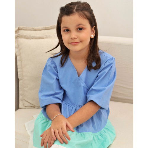 Brinco Infantil Coração Liso Ródio Branco