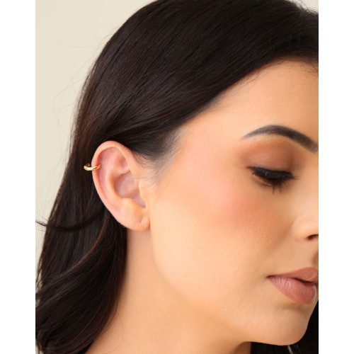 Piercing para Hélix Liso 1.0 cm Banhado a Ouro 18K