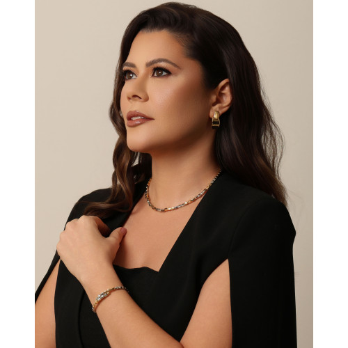 Bracelete Mola Abaulado ABS Mix de Banhos