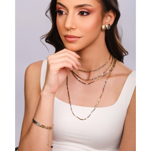 Pulseira Tubo Quadrado Mix de Banhos