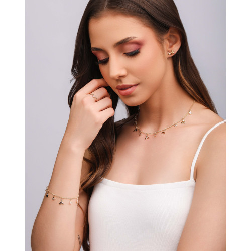 Brinco Cauda de Sereia 8 mm Banhado a Ouro 18K