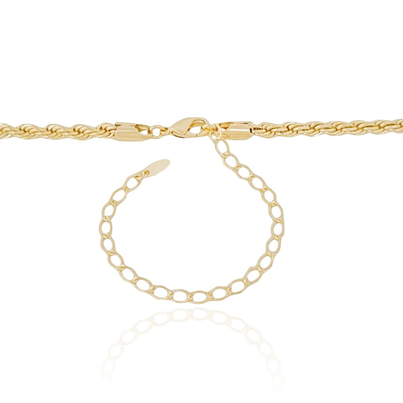 Choker Cordão Baiano Banhado a Ouro 18K