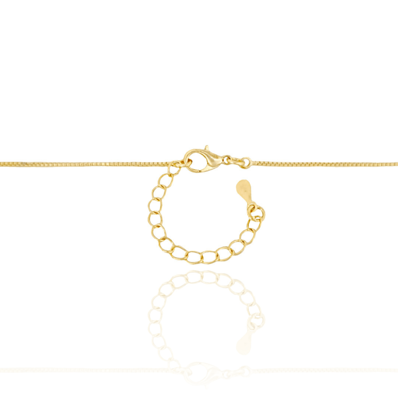 Gargantilha Veneziana com Pérolas 4 MM Banhado a Ouro 18K