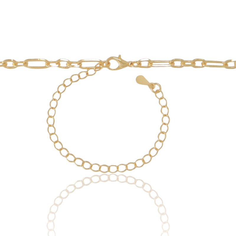 Choker Elos 4 mm Banhado a Ouro 18K