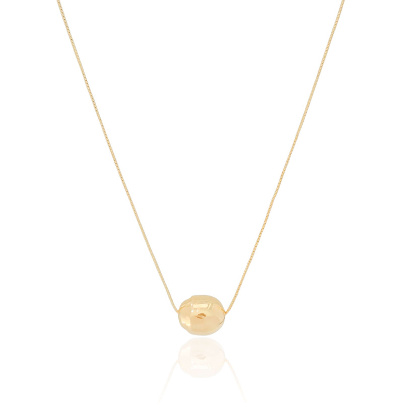 Choker Veneziana Borroca Banhado a Ouro 18K