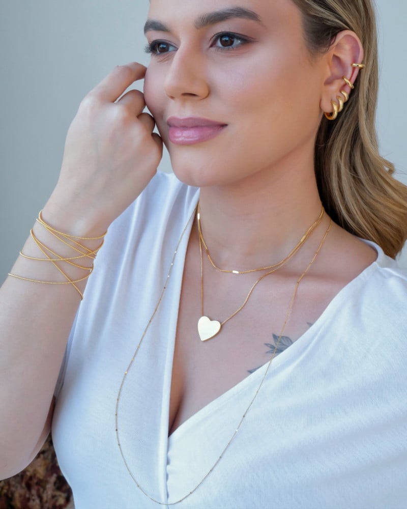 Pulseira Corda de Violão Banhado a Ouro 18K