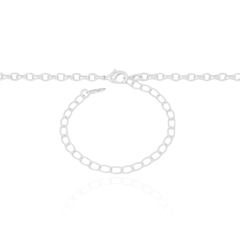 Choker Elos Portugueses Ródio Branco