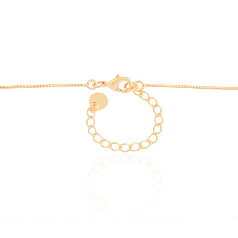 Gargantilha Veneziana Bolinhas Lisas Banhado a Ouro 18K