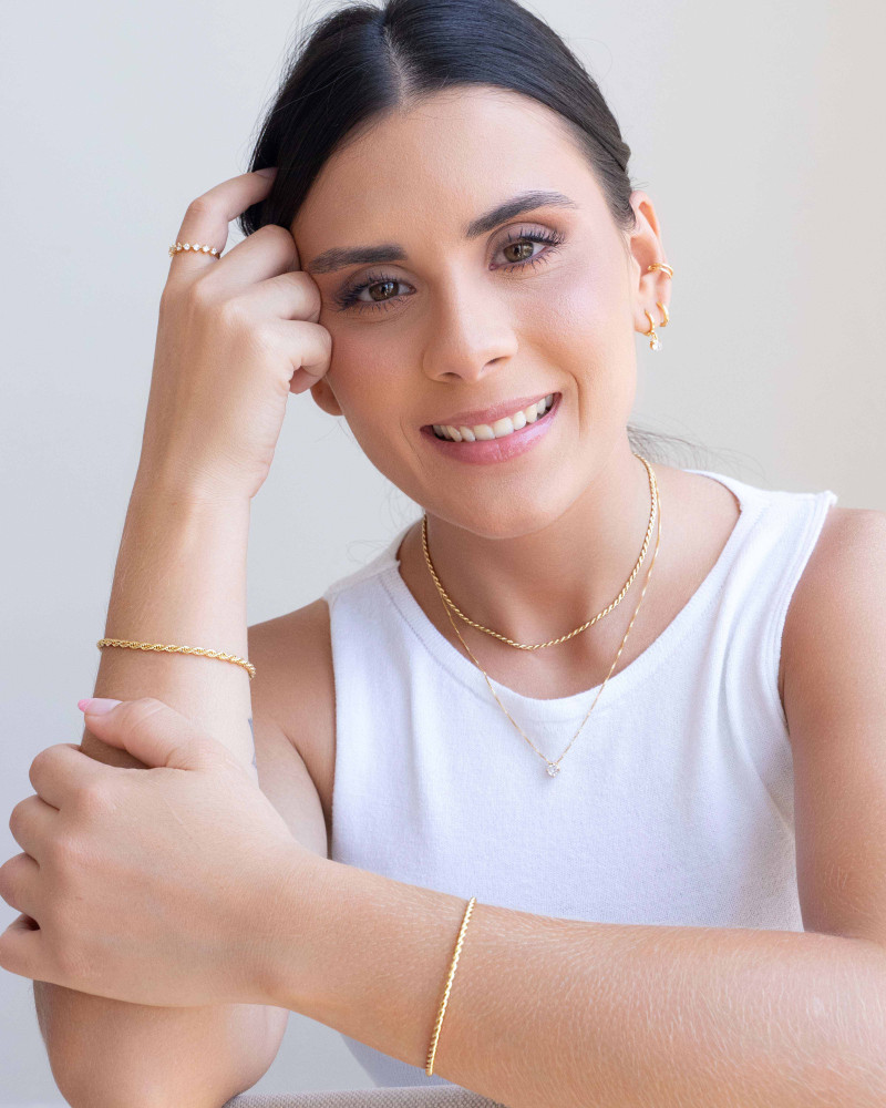 Choker Cordão Baiano Banhado a Ouro 18K