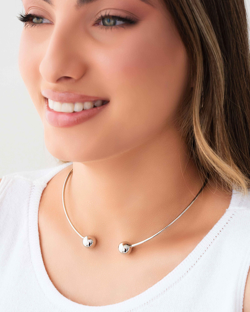 Aro Bola Lisa Ródio Branco