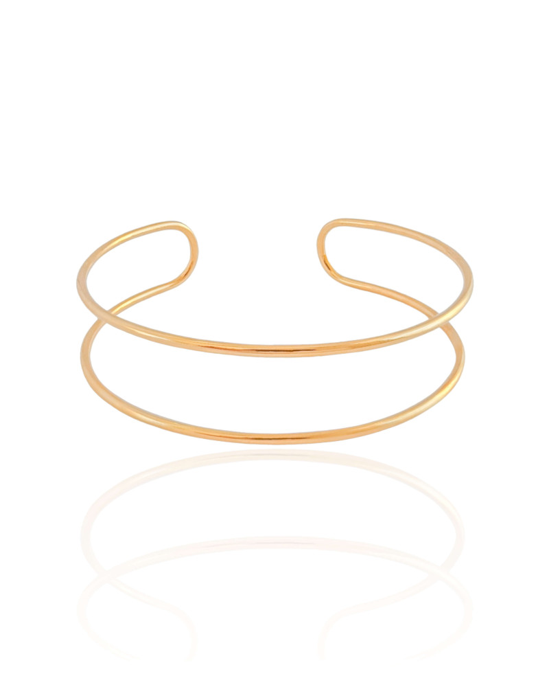 Braceletes Fios Banhado a Ouro 18K