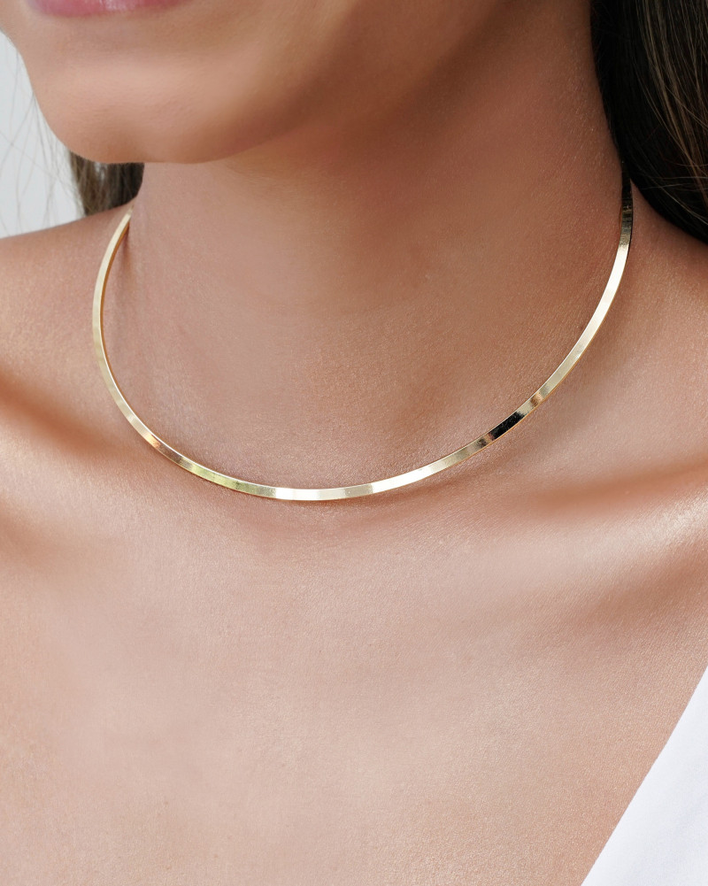 Aro Liso 3 mm Banhado a Ouro 18K