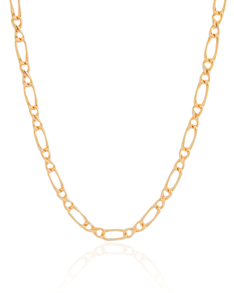 Choker Elos Torcidos Banhado a Ouro 18K