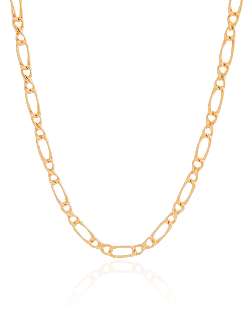 Choker Elos Torcidos Banhado a Ouro 18K