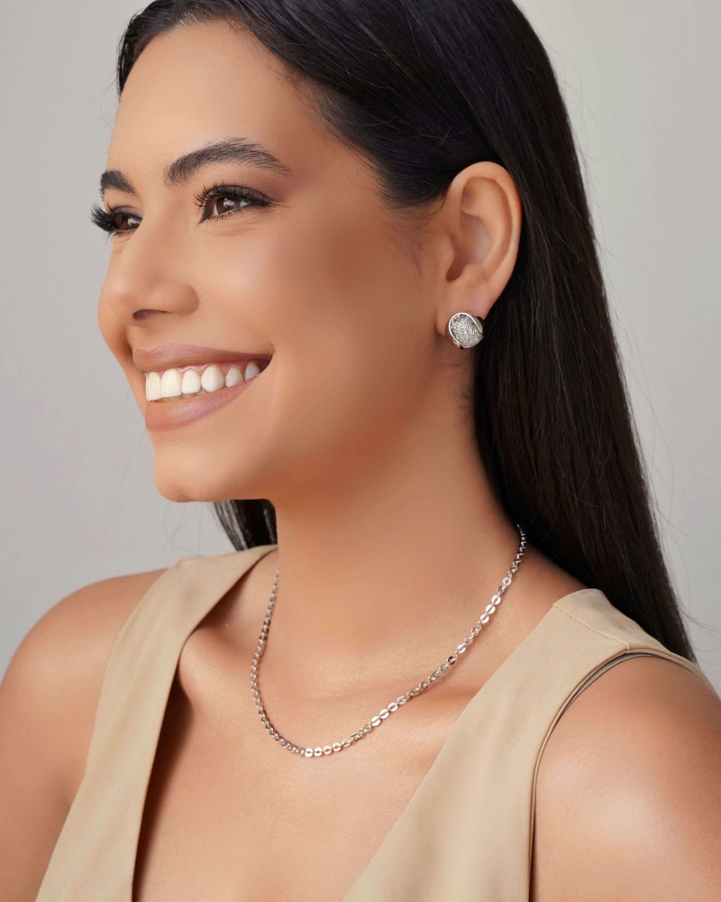 Choker Elos 3 mm Ródio Branco