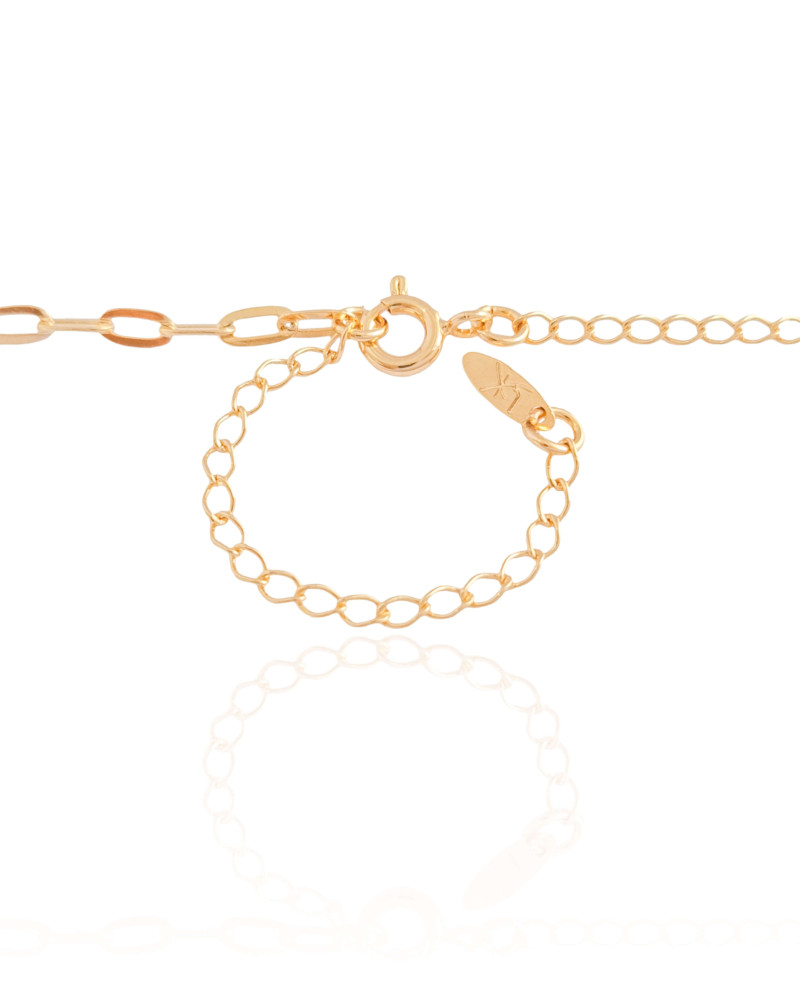 Choker Elos 3 mm Banhado a Ouro 18K