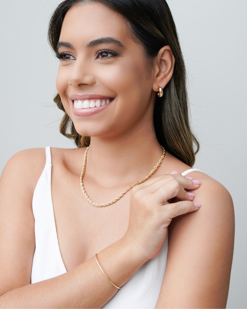 Argola Lisa Abaulada 1.6 cm Banhado a Ouro 18K