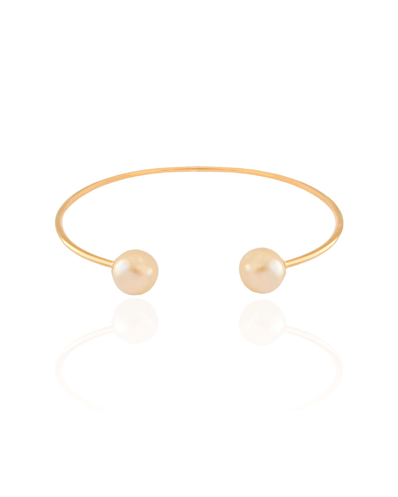 Bracelete Pérolas Banhado a Ouro 18K