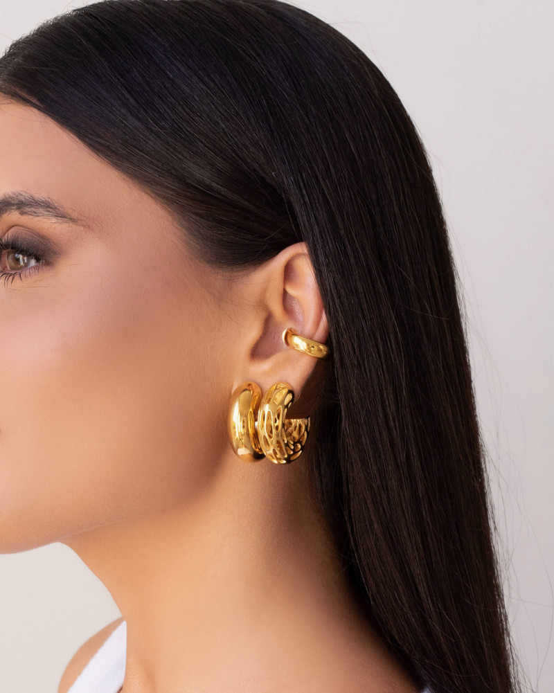 Piercing Tubo Liso Banhado a Ouro 18K