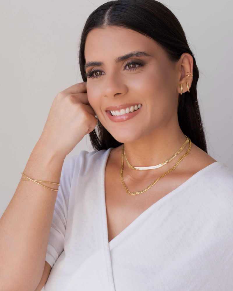 Ear Hook Liso Banhado a Ouro 18K