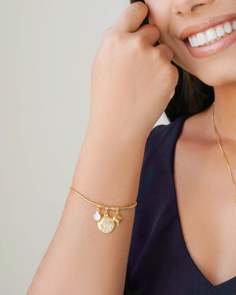 Pulseira Rabo de Rato 2 mm Espírito Santo Banhado a Ouro 18K