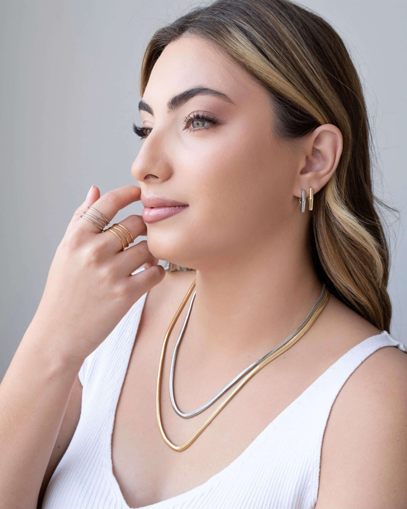 Anel Mola Tamanho 15 Banhado a Ouro 18K