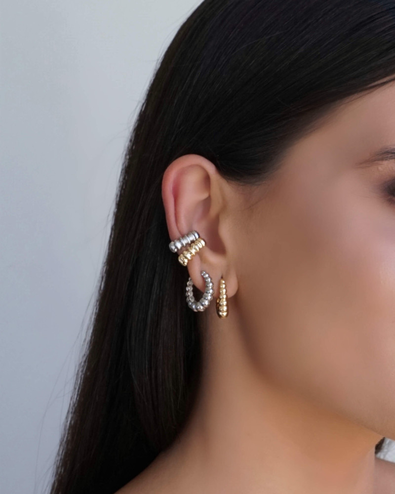 Piercing Esteira Banhado a Ouro 18K