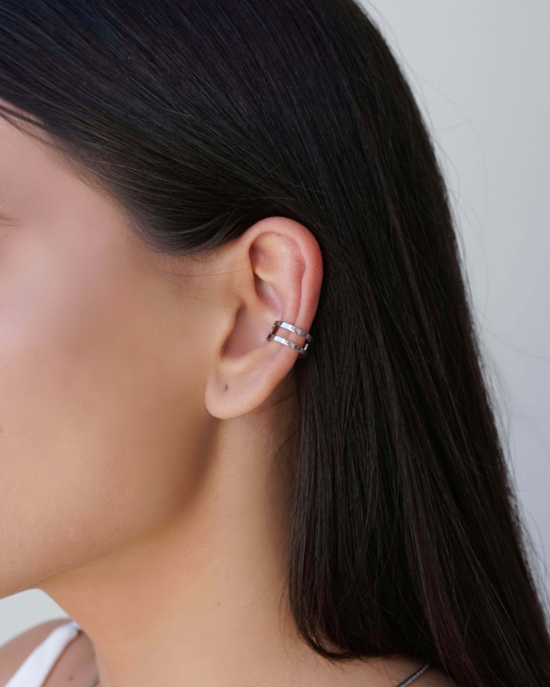 Piercing Vazado Liso Ródio Branco