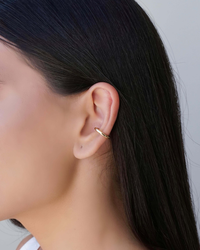 Piercing Tubo Liso 2 mm Banhado a Ouro 18K