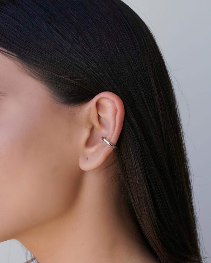 Piercing Tubo Liso 2 mm Ródio Branco