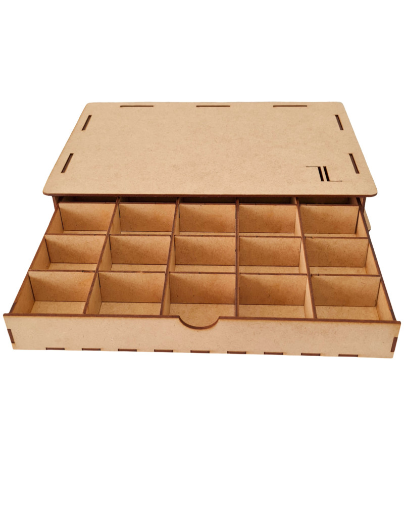 Porta Joias Gaveteiro com 20 Divisórias