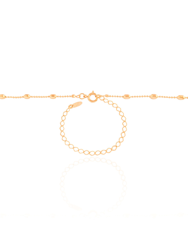 Choker Gomos 3 mm Banhado a Ouro 18K
