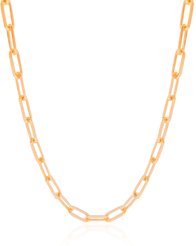 Choker Elos 5 mm Banhado a Ouro 18K