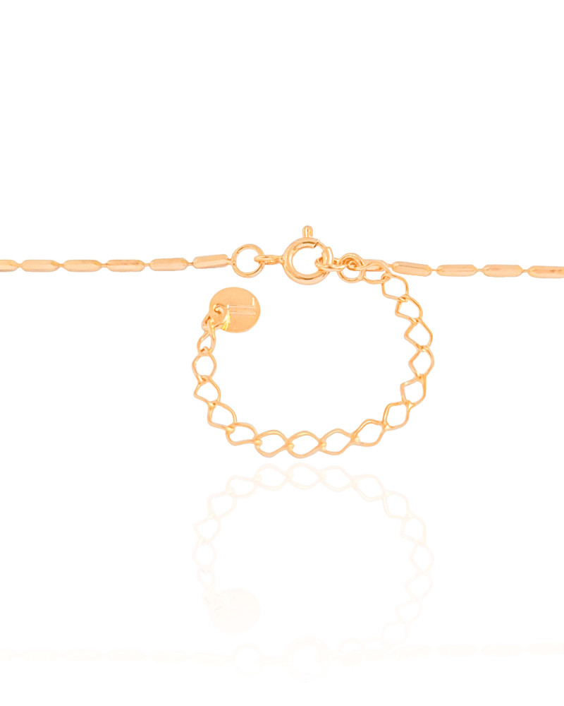 Gargantilha Canutilhos 1 mm Banhado a Ouro 18K - 45 cm