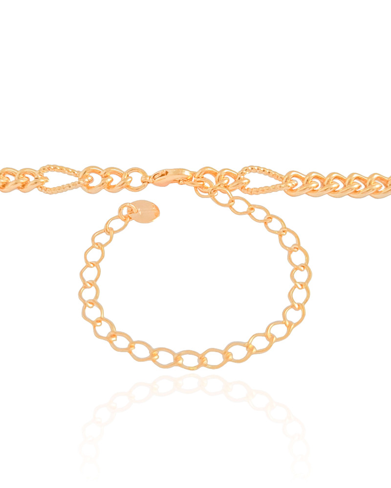 Choker Elos Detalhados Banhado a Ouro 18K