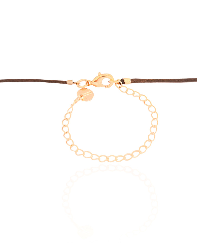 Choker Fio Coreano Howlita 12 mm Banhado a Ouro 18K