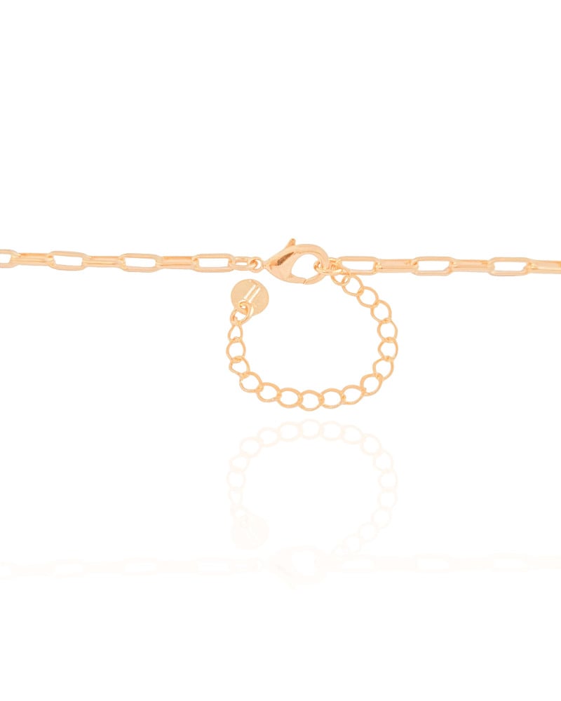 Gargantilha Elos Lisos 3 mm Banhado a Ouro 18K - 45 cm