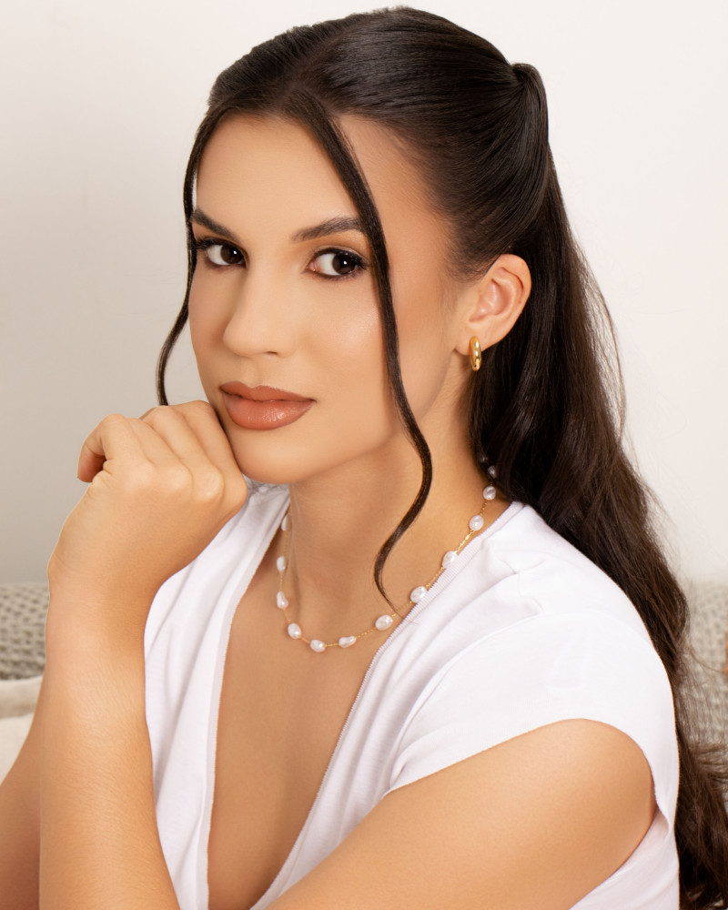 Gargantilha Elos Pérolas Barrocas Banhado a Ouro 18K - 40 cm