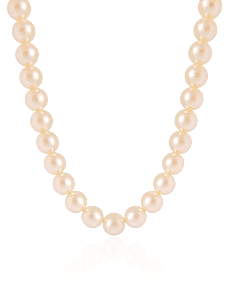 Choker Pérolas 10 mm Banhado a Ouro 18K