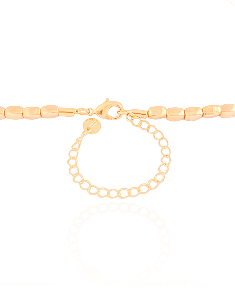 Choker Abaulada ABS Banhado a Ouro 18K